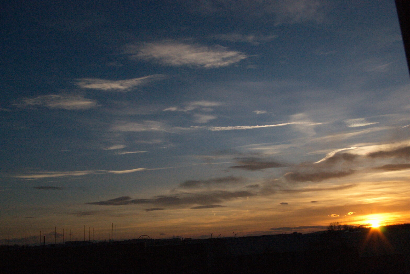 Zachód słońca na III Kampusie UJ – foto.dsinf.net